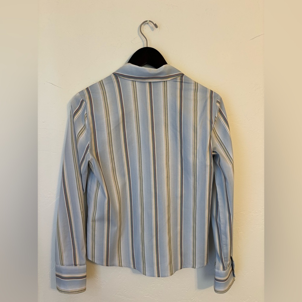 Reformation Sky Relaxed Top – Blue Stripe - Picture 3 of 5